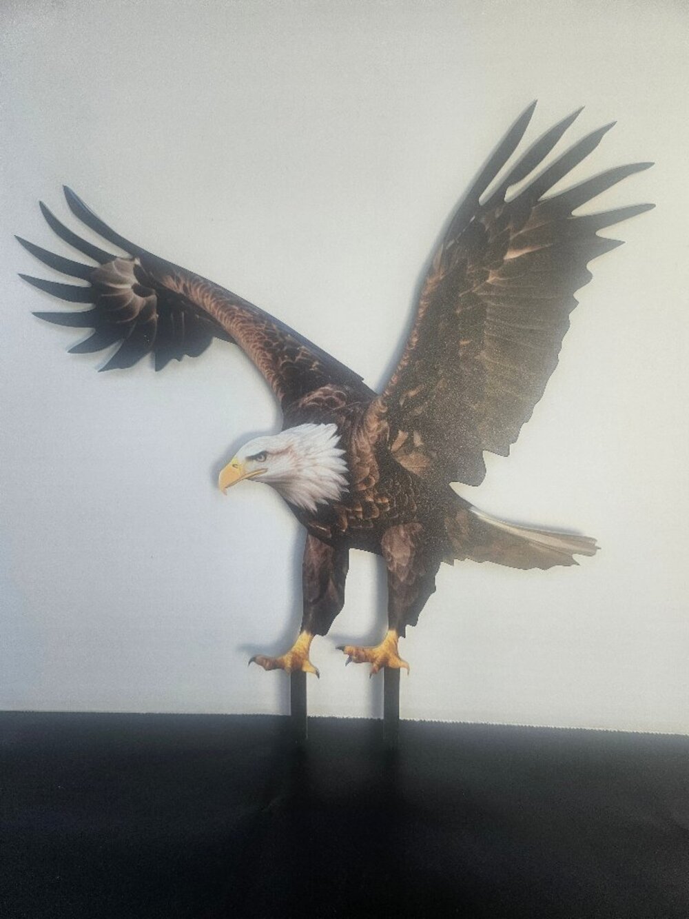 New! Photo-Realistic American Bald Eagle Garden Stake